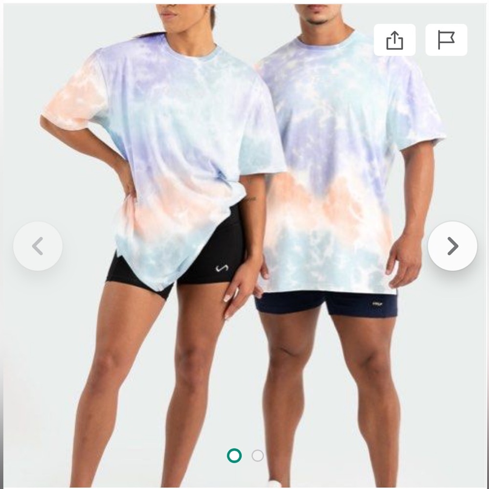 TLF Cosmic Oversized Pump Cover Tee Small
